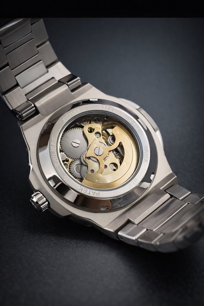 Patek Phılıppe Otomatik Mekanizma Çelik Saat - Görsel 2