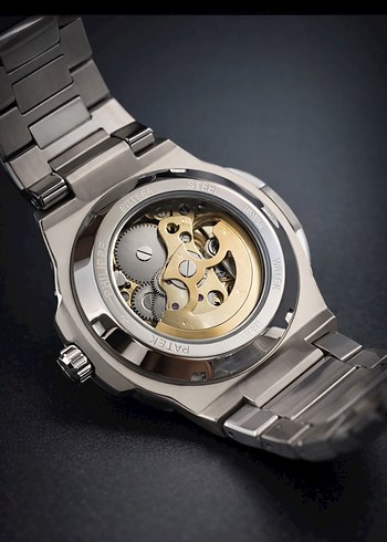 Patek Philippe Klasik OtomatikErkek Saati Gri - Görsel 5