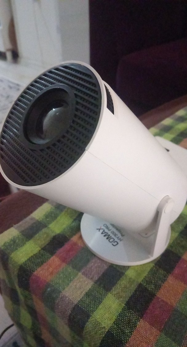 Beyaz GOMAX HY-100 Pro Mini Projektör - Görsel 2