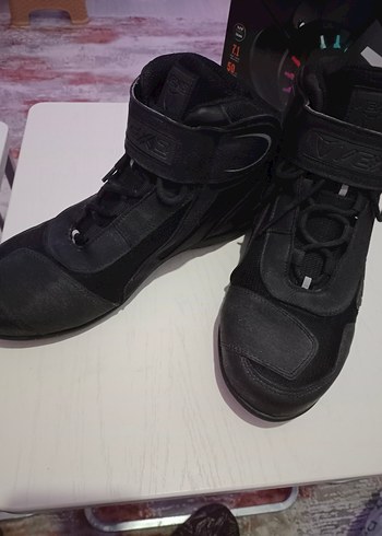 Siyah Erkek Biker Tarzı Spor Bot - Görsel 3