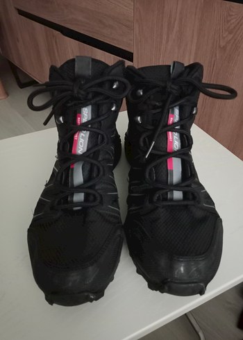 Siyah Erkek Biker Kauçuk Bot Velcro - Görsel 4