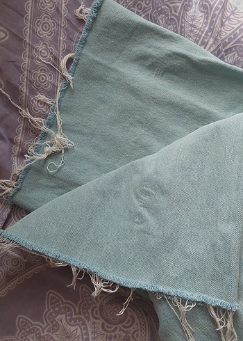 Mavi Bol Rahat Kesim Kadın Kot Pantolon - Görsel 3