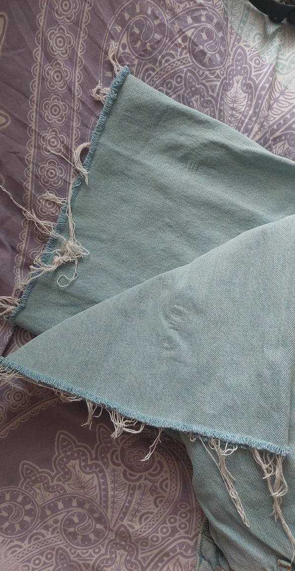 Mavi Bol Rahat Kesim Kadın Kot Pantolon - Görsel 3