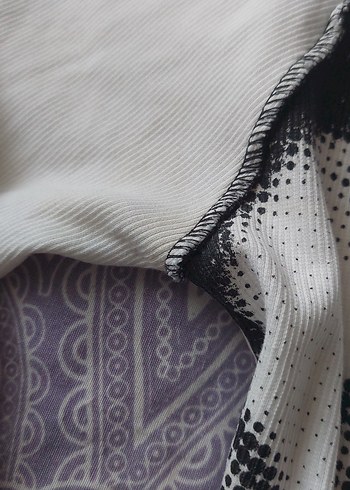 Vintage Baskılı Crop Uzun Kollu - Görsel 3