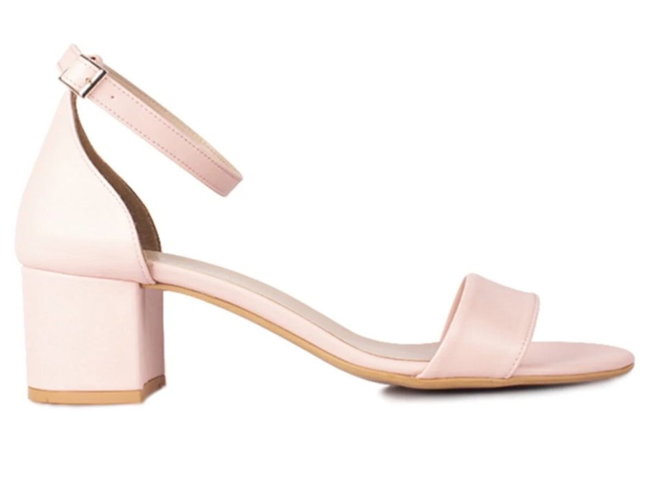 Pembe Kadın Topuklu Ayakkabı - Görsel 5
