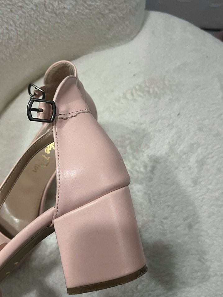 Pembe Kadın Topuklu Ayakkabı - Görsel 4