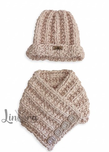 Linora Takım 08 - Pudra - Görsel 2