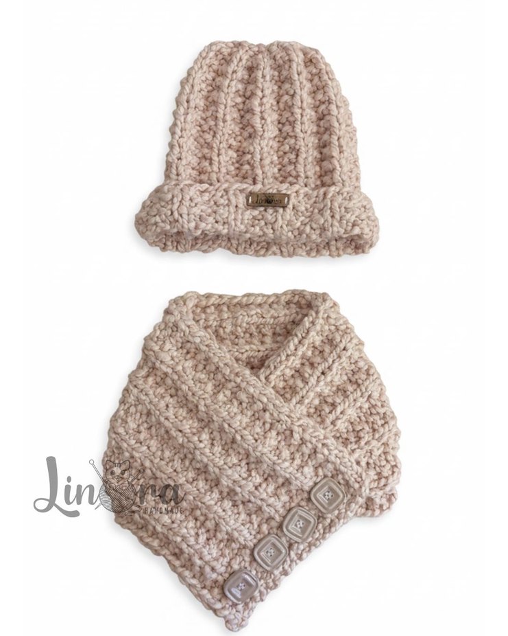 Linora Takım 08 - Pudra - Görsel 2