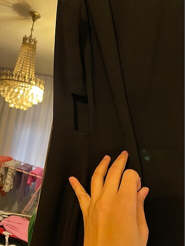 34 Beden siyah Renk H&M elbise