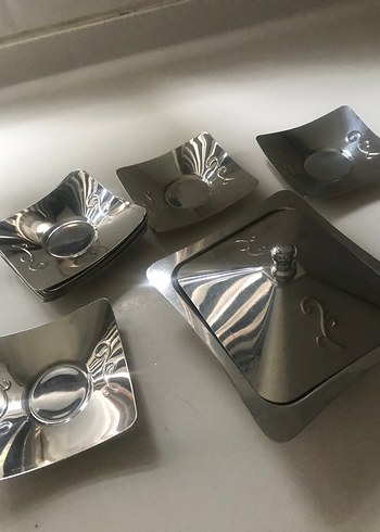 Şekerlik ve çay tabağı - Görsel 3