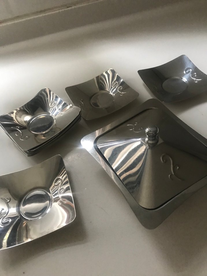 Şekerlik ve çay tabağı - Görsel 3