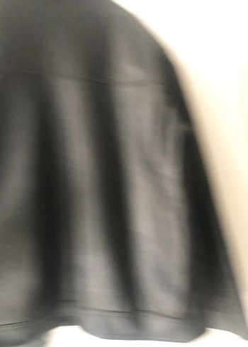 Siyah Deri Erkek Ceket - Görsel 6