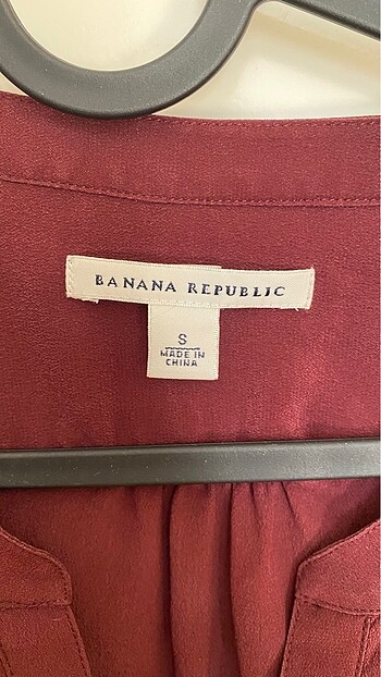 s Beden Banana Republic Bordo Gömlek