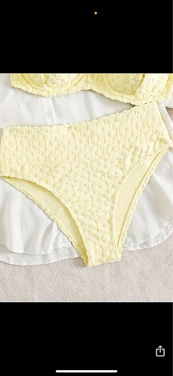 m Beden sarı Renk Sarı Bikini Takımı