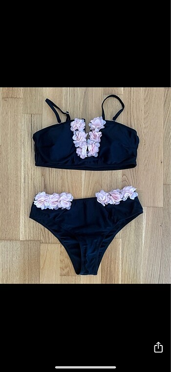 m Beden siyah Renk Bikini Takımı