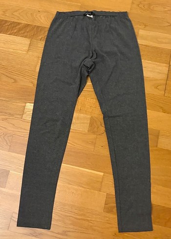 Gri Normal Boy Denim Kadın Tayt - Görsel 2