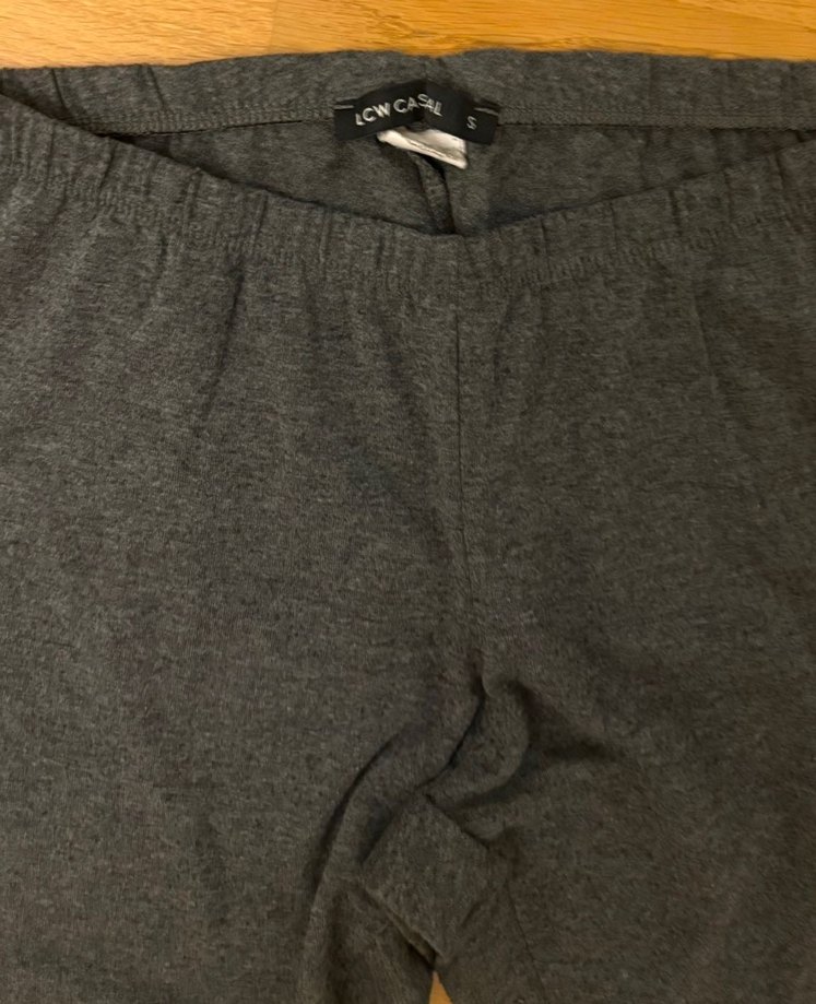 Gri Normal Boy Denim Kadın Tayt - Görsel 3