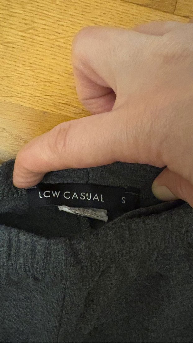 Gri Normal Boy Denim Kadın Tayt - Görsel 4