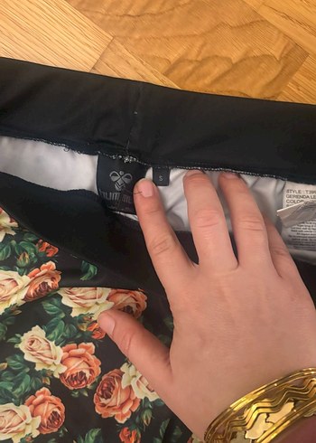 Çiçek Desenli Kadın Tayt Hummel - Görsel 3