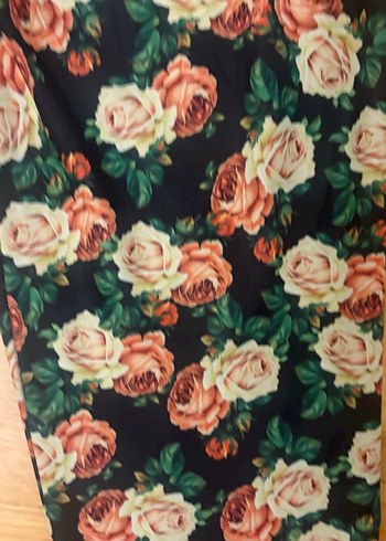 Çiçek Desenli Kadın Tayt Hummel - Görsel 5