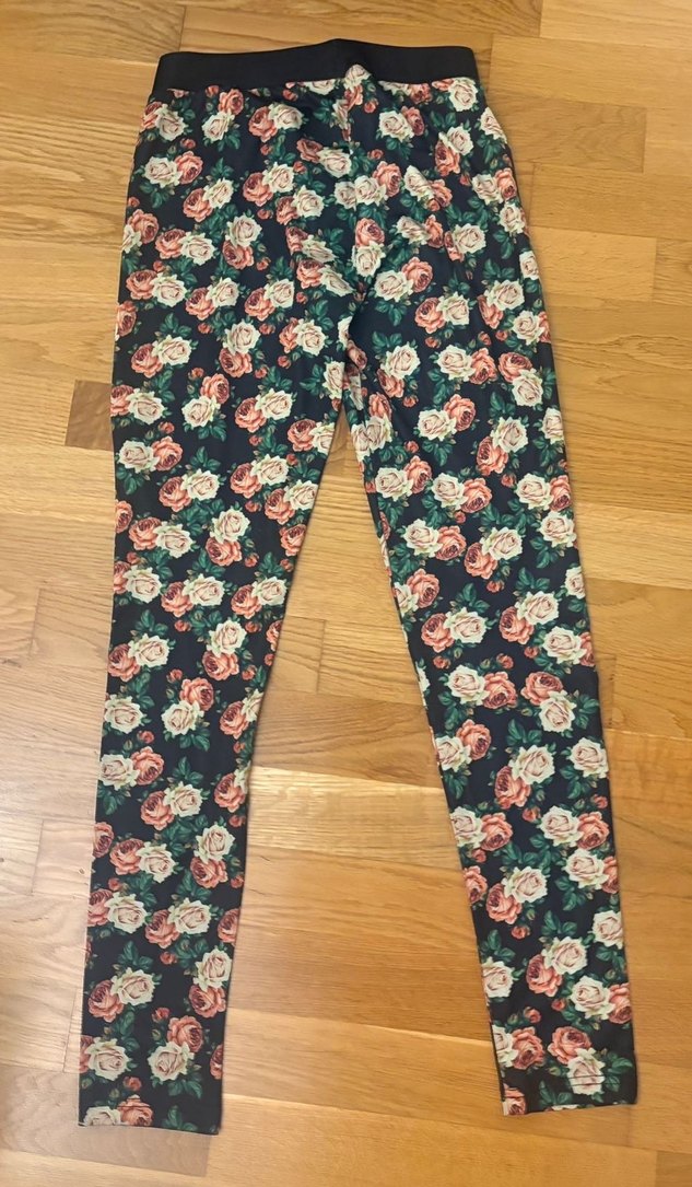 Çiçek Desenli Kadın Tayt Hummel - Görsel 4