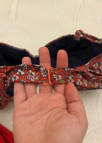 Kırmızı Fırfırlı Bohem Bikini - Görsel 6