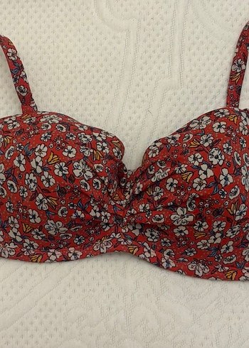 Kırmızı Fırfırlı Bohem Bikini - Görsel 2