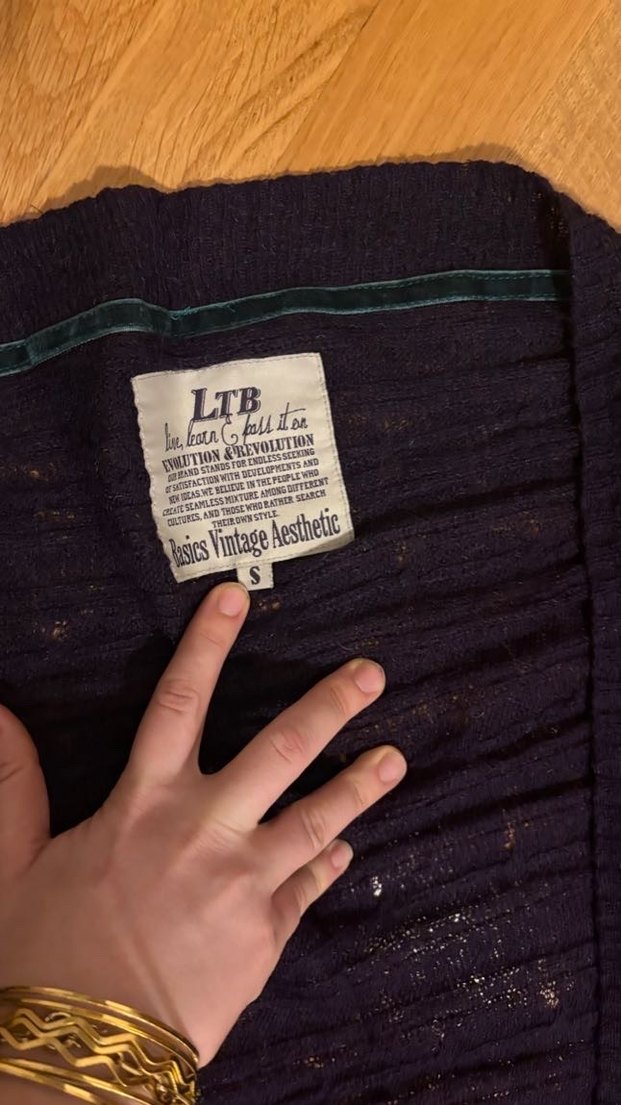 Uzun Örgü Kadın Hırka - Görsel 2