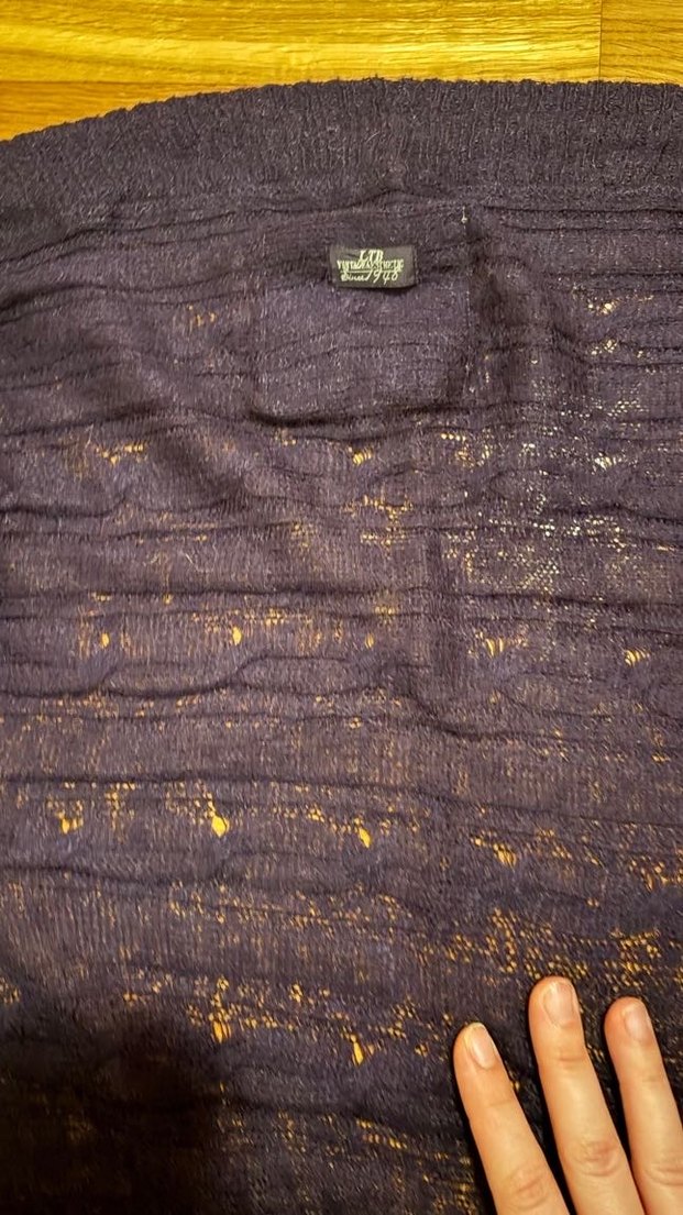 Uzun Örgü Kadın Hırka - Görsel 3