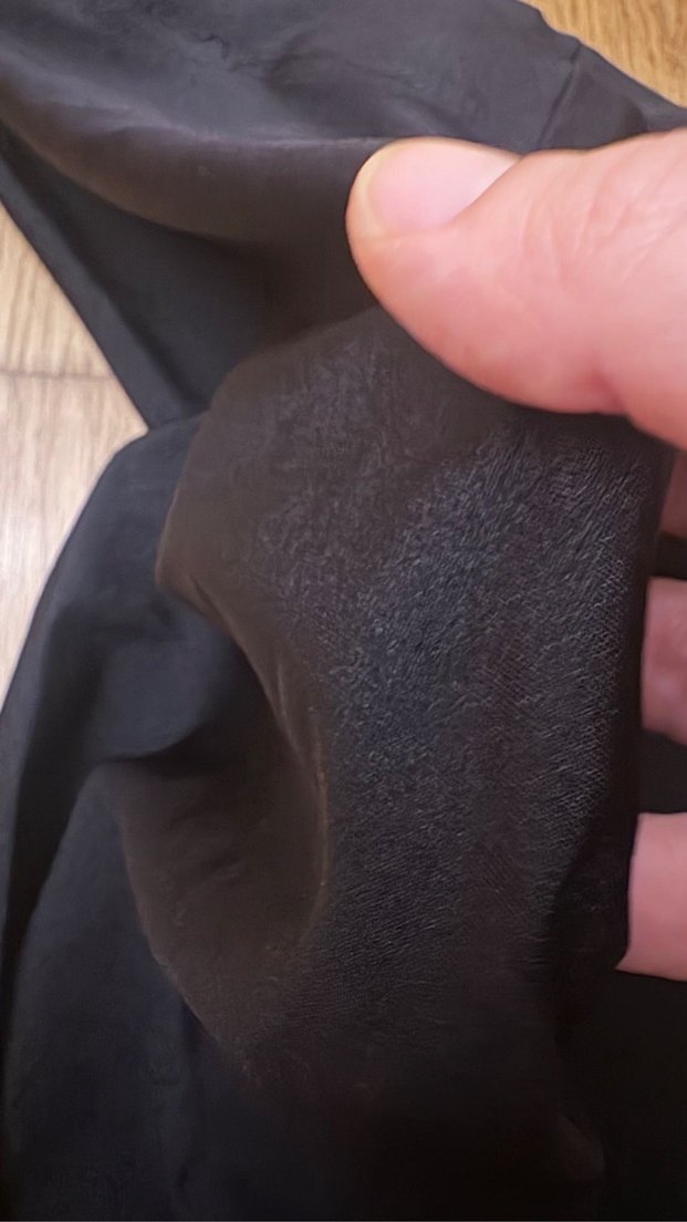 Siyah parlak tayt likralı - Görsel 3