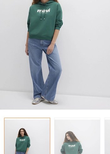 Mavi Kadın Sweatshirt - Görsel 4