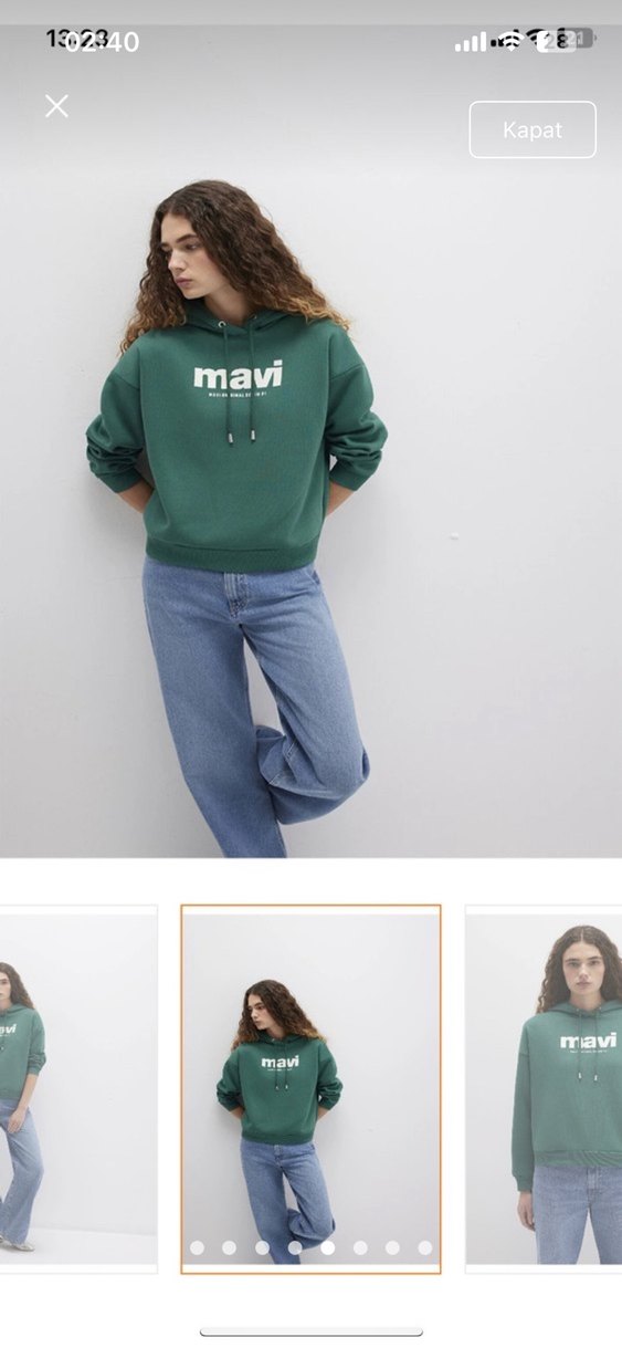 Mavi Kadın Sweatshirt - Görsel 5