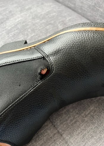 Siyah Klasik Erkek Deri Bot - Görsel 3