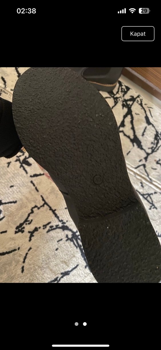 Siyah Klasik Erkek Deri Bot - Görsel 2