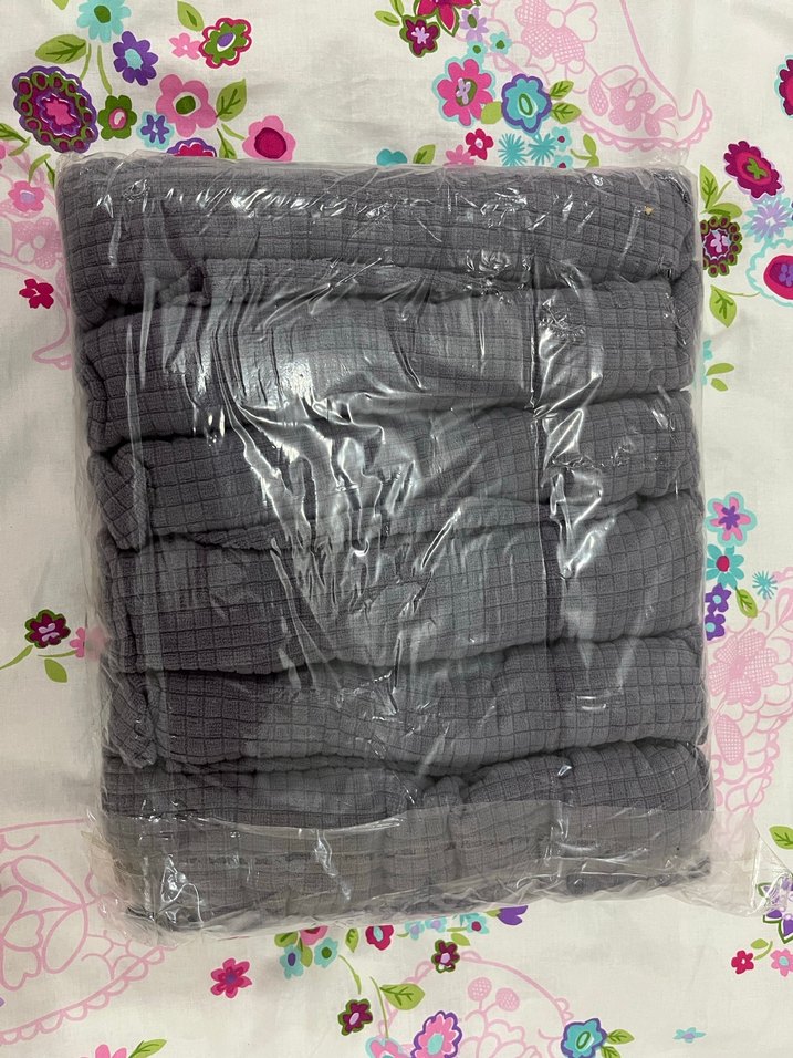 Bohem Gri Baskılı Sandalye Örtüsü - Görsel 2