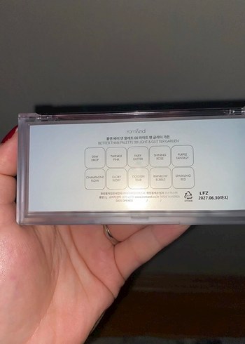 rom&nd Işıltılı Pembe Far Paleti - Görsel 4