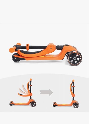 Renkli Kız ve Erkek Çocuk Scooter'ı - Görsel 4