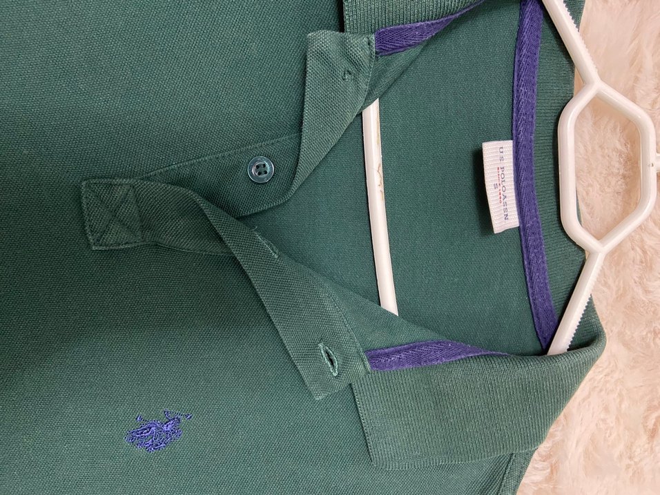 Erkek Koyu Yeşil Düğmeli Orijinal  Polo Tişört - Görsel 2