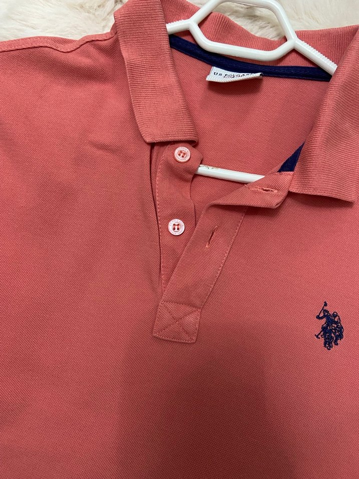 Kırmızı Erkek Kısa Kollu Orijinal Polo Tişört - Görsel 3