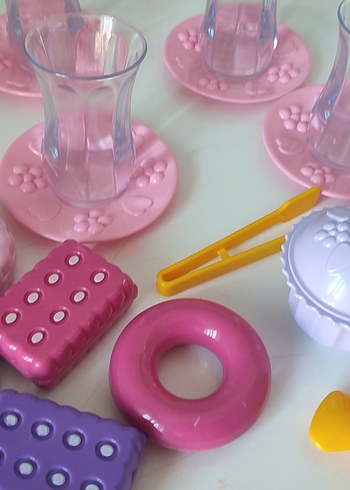 Pembe Çiçekli Pop Kültür Bardak Altlıkları - Görsel 3