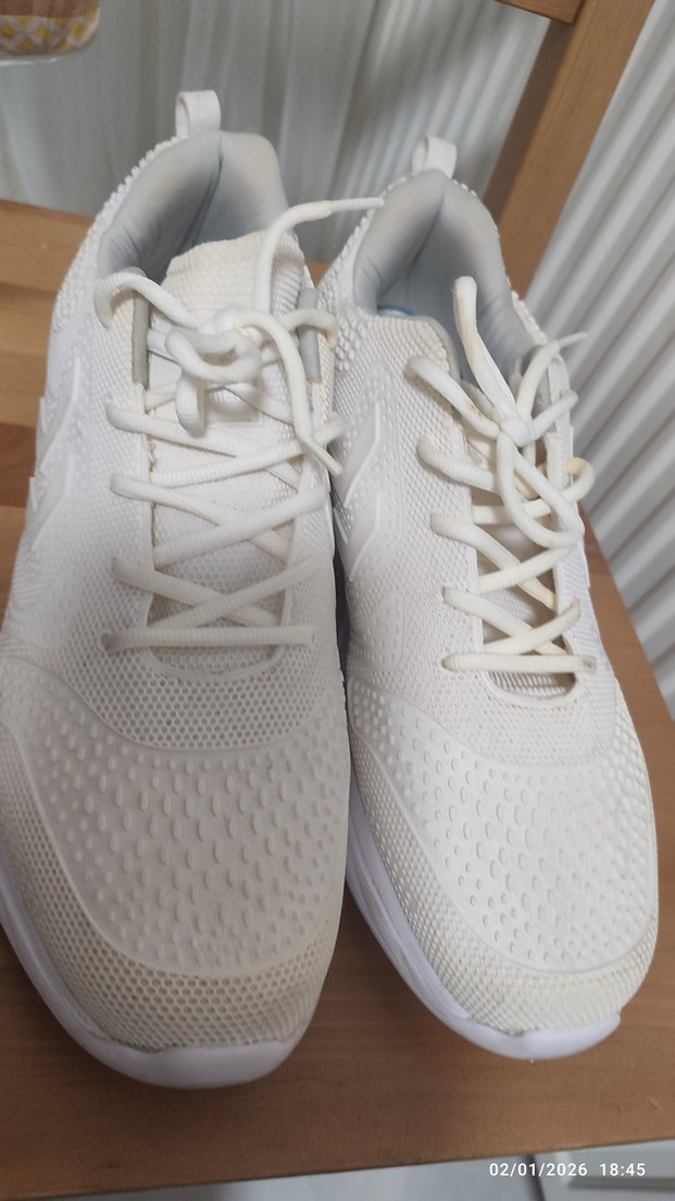 Beyaz Bağcıklı Erkek Spor Ayakkabı - Görsel 2