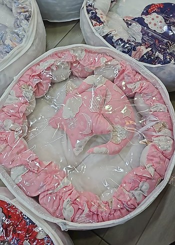 Yıldız Desenli Sarı Bebek Yatak Seti - Görsel 6