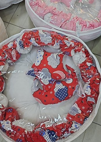 Yıldız Desenli Sarı Bebek Yatak Seti - Görsel 5