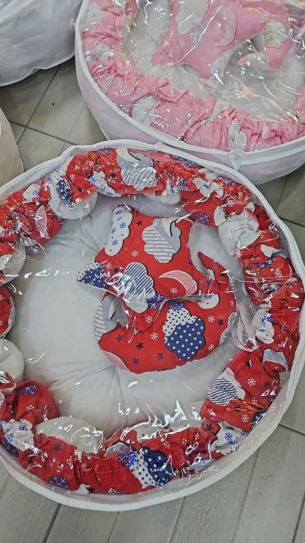 Yıldız Desenli Sarı Bebek Yatak Seti - Görsel 5