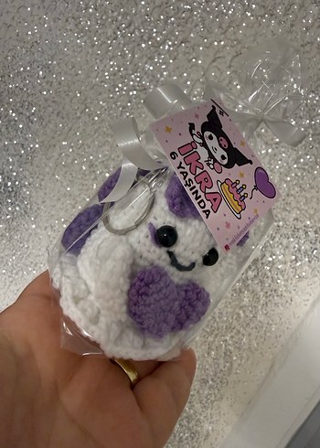 Örgü Hayalet Melek Anahtarlık - Görsel 2