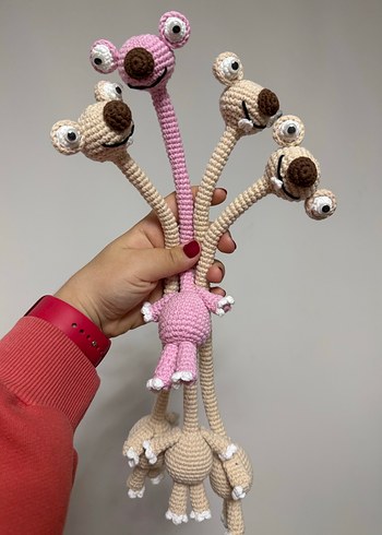 Renk seçenekleri ile örgü sid süs - Görsel 2