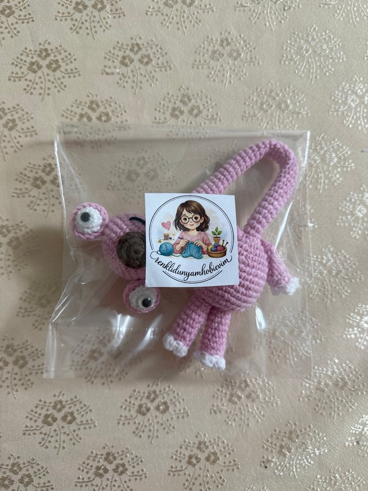 Renk seçenekleri ile örgü sid süs - Görsel 3