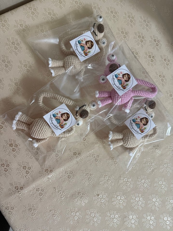 Renk seçenekleri ile örgü sid süs - Görsel 5