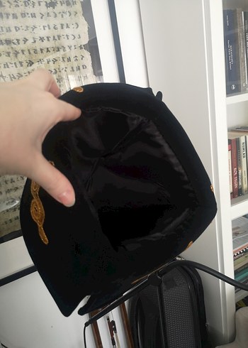 Gold İşlemeli Geleneksel Keçe Kırgız Kalpağı - Görsel 3