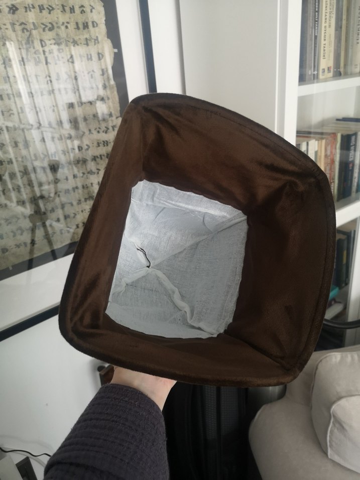 Kahverengi Detaylı Astarlı Keçe Kırgız Kalpağı - Görsel 3